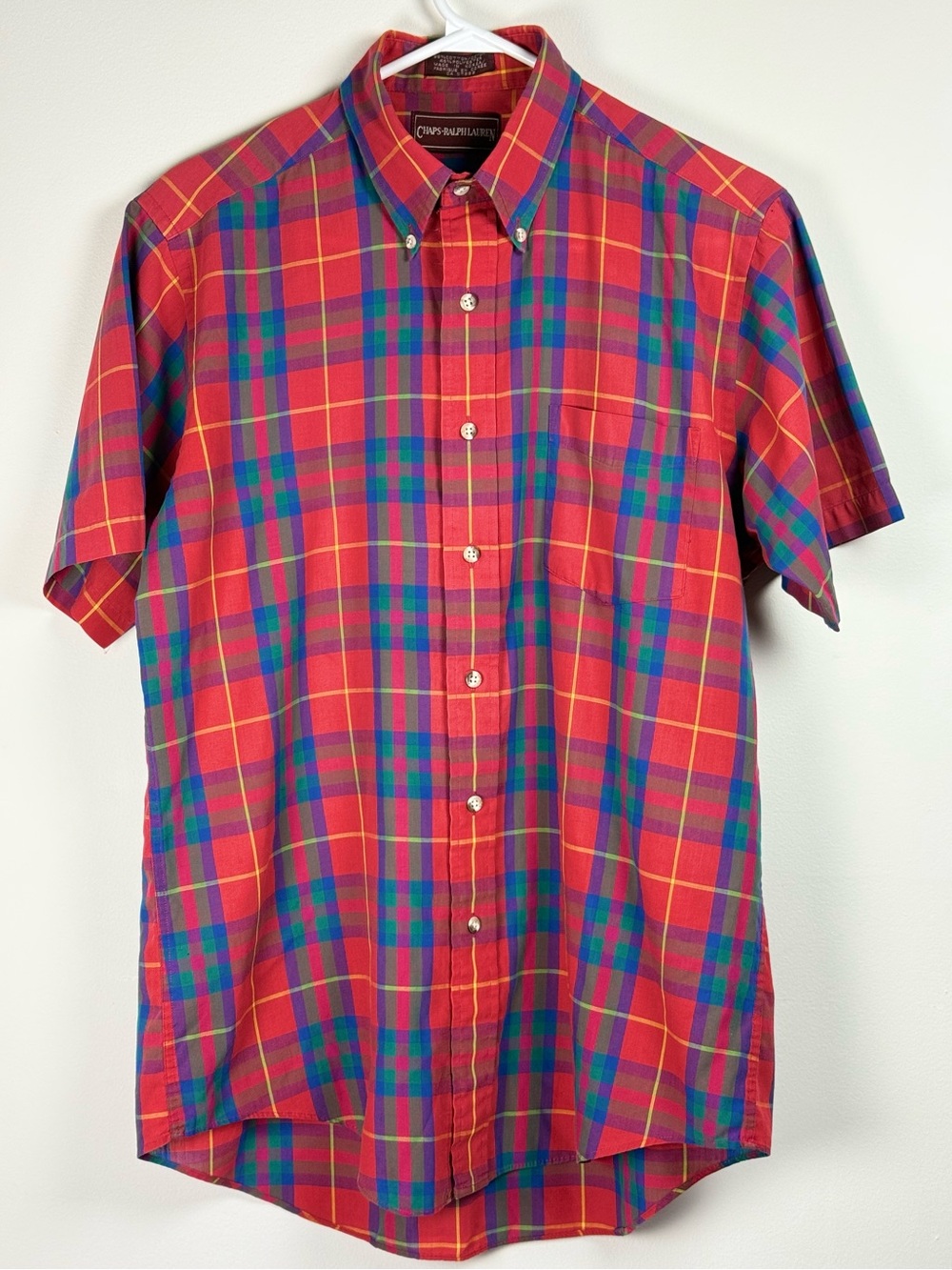 Vintage 90s Chaps Ralph Lauren size medium 55%cotton, 45% polyester
